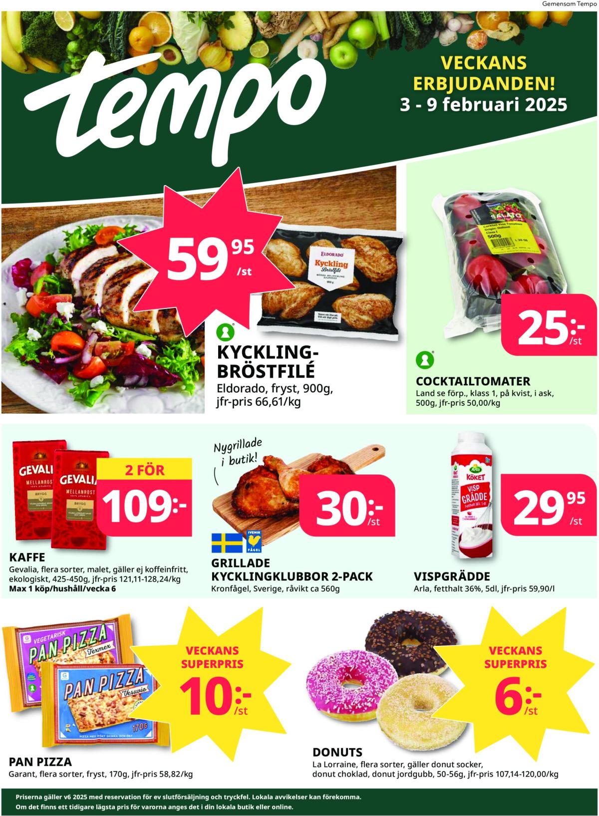 Tempo-reklambladet giltigt från 03/02 - 09/02