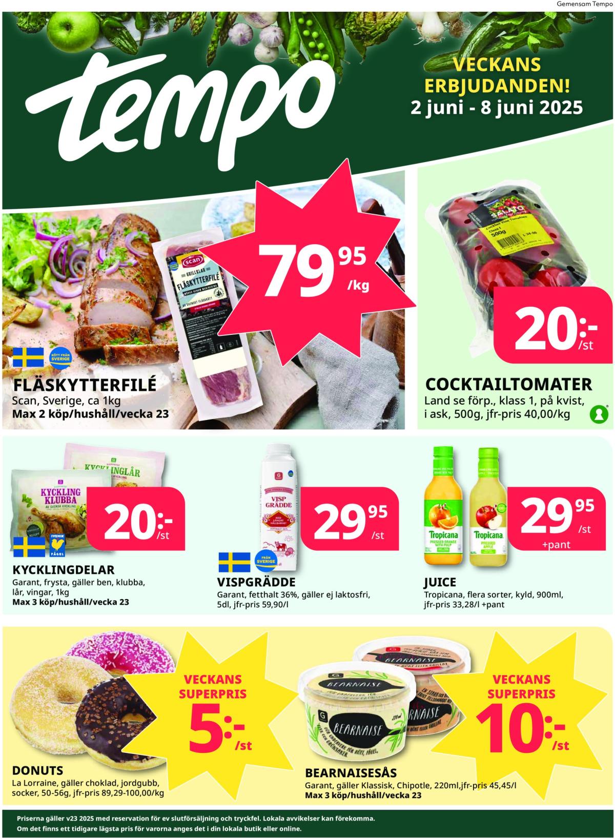 Tempo-reklambladet giltigt från 02/06 - 08/06