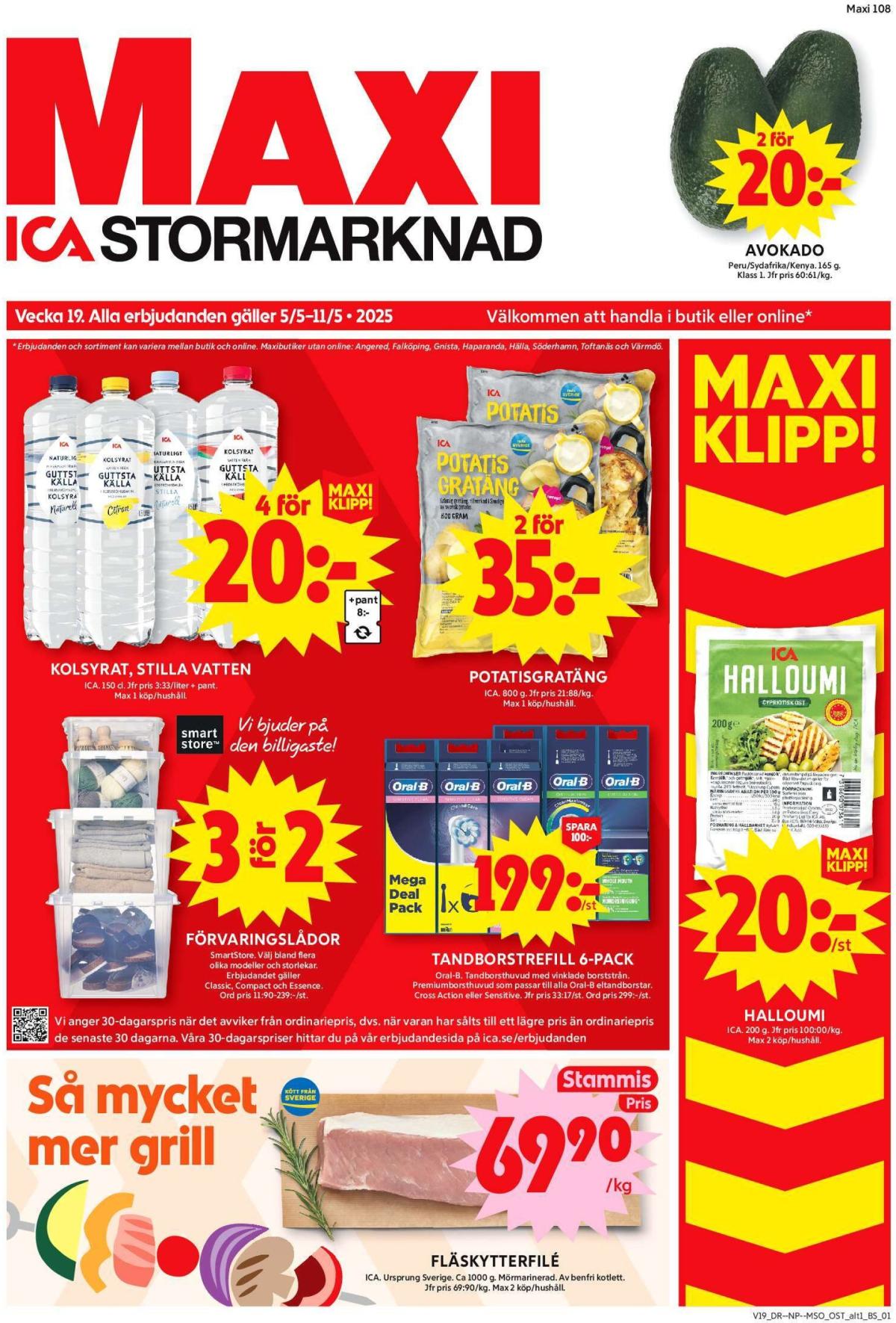 ICA Maxi-reklambladet giltigt från 05/05 - 11/05