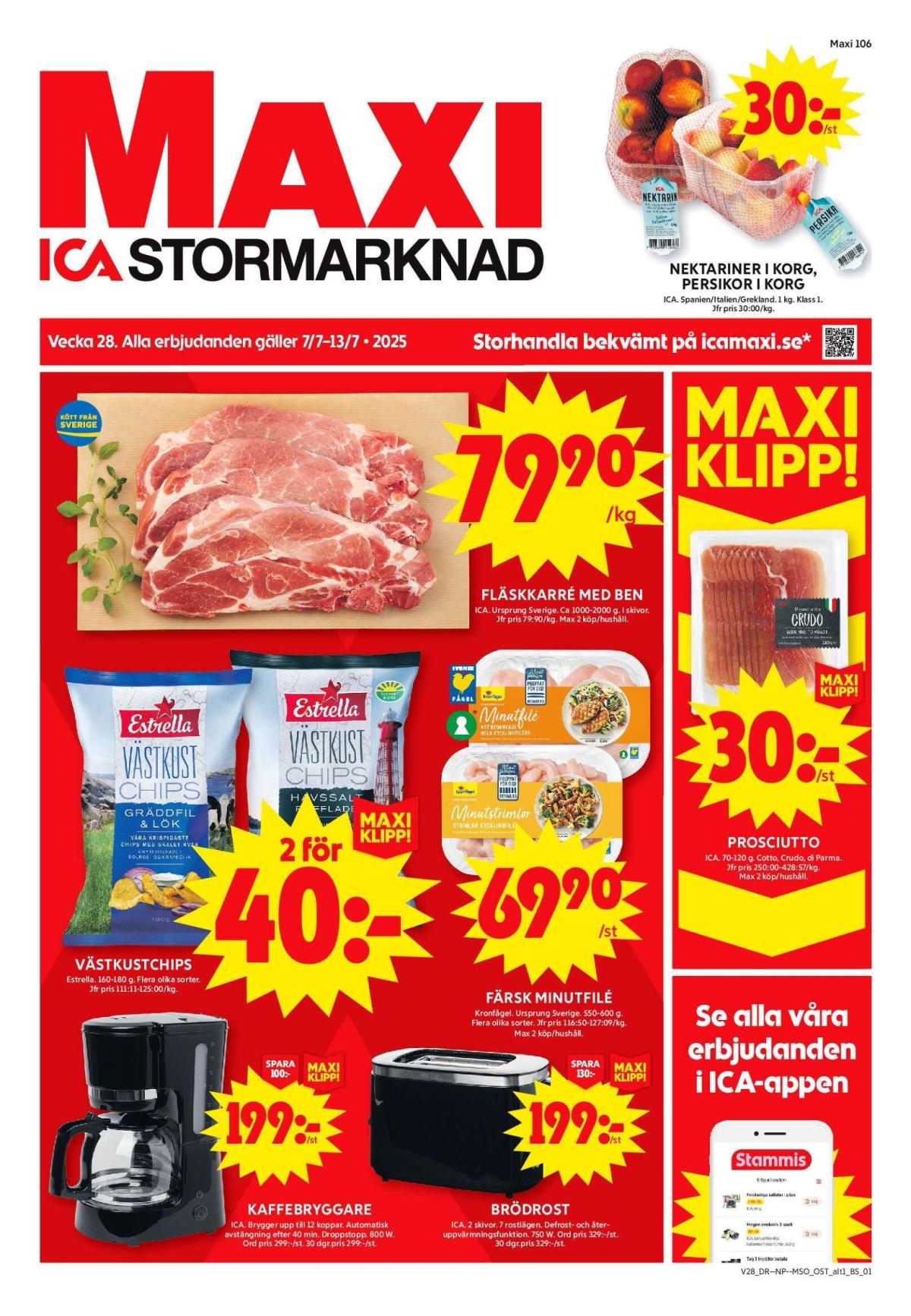 ICA Maxi-reklambladet giltigt från 07/07 - 13/07