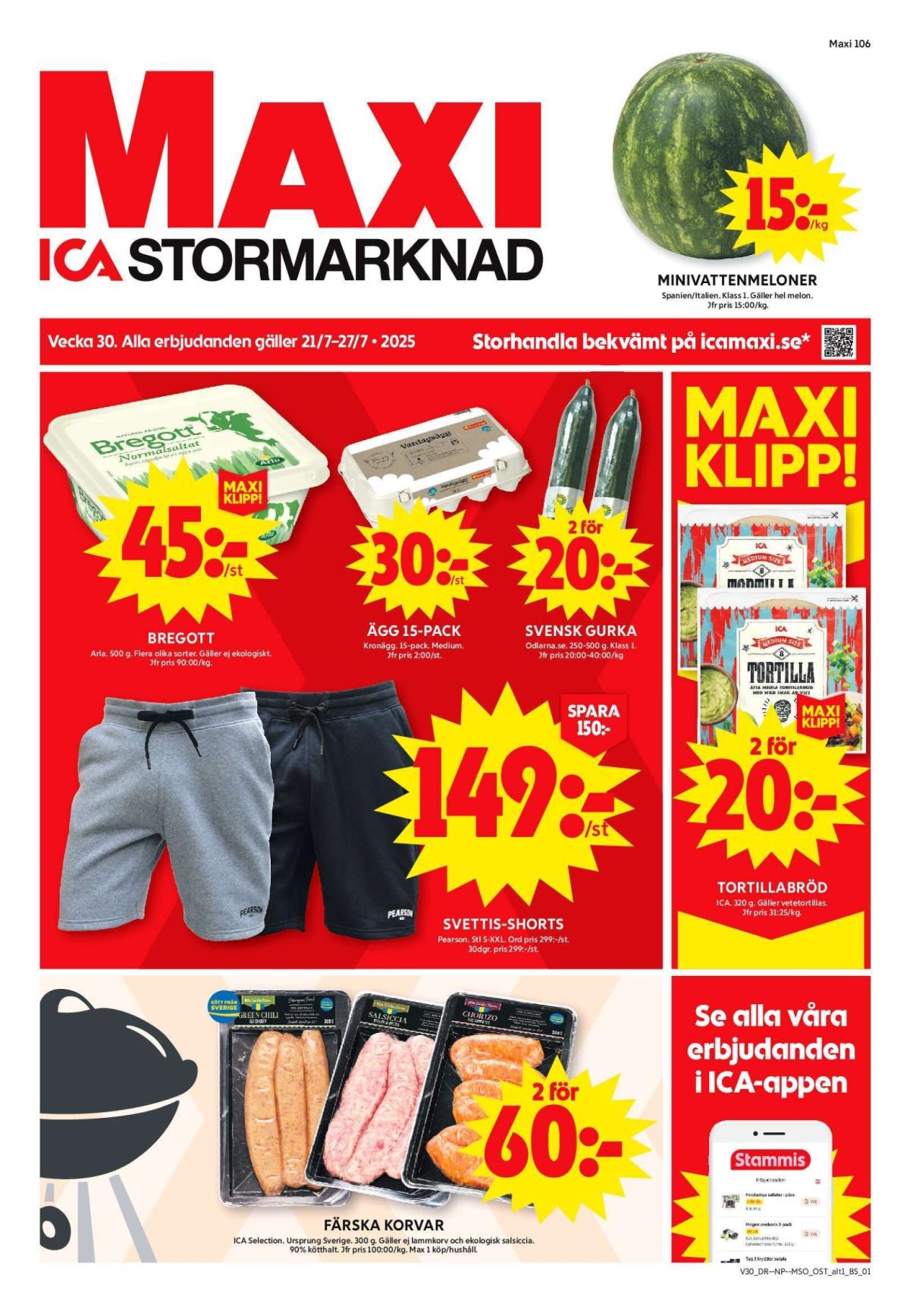 ICA Maxi-reklambladet giltigt från 21/07 - 27/07