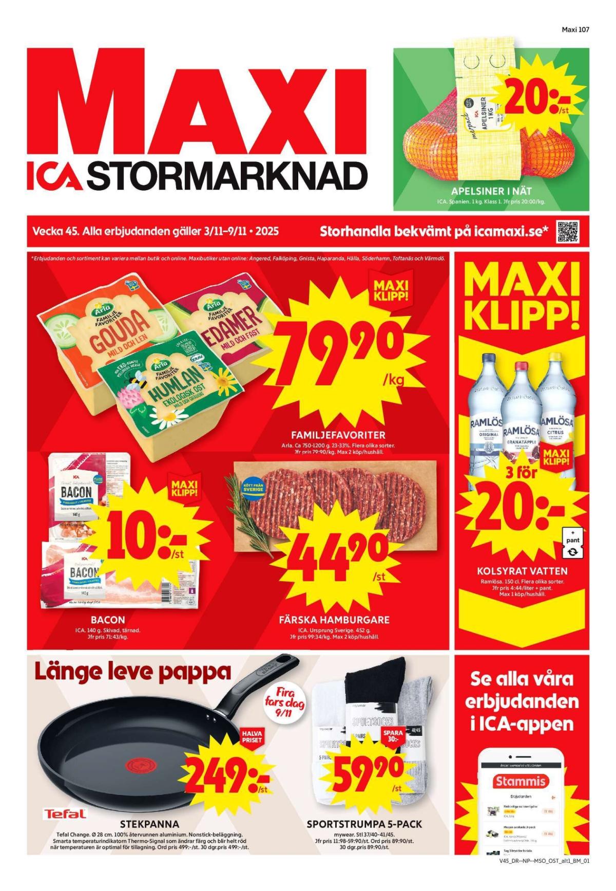 ICA Maxi-reklambladet giltigt från 03/11 - 09/11
