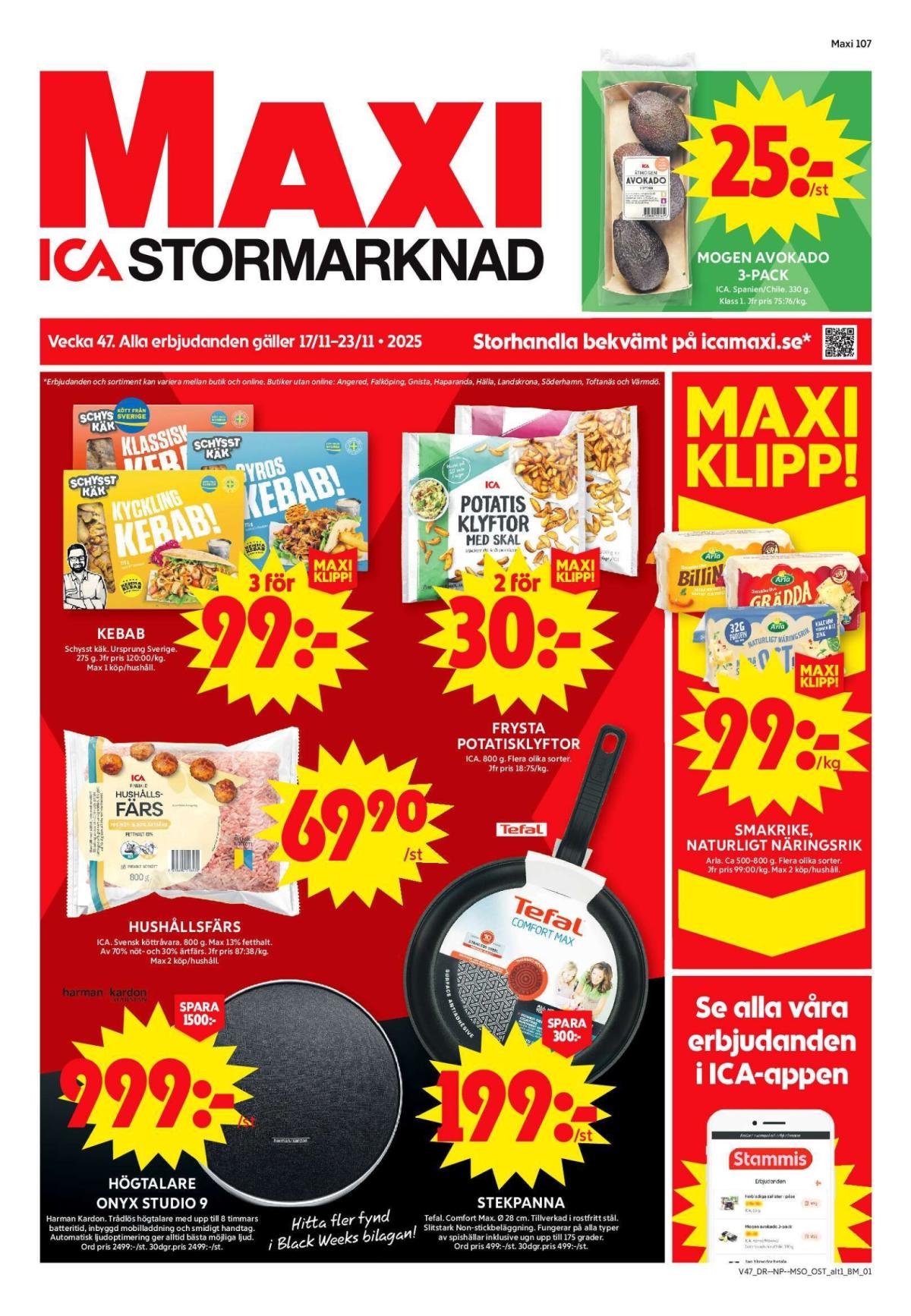 ICA Maxi-reklambladet giltigt från 17/11 - 23/11