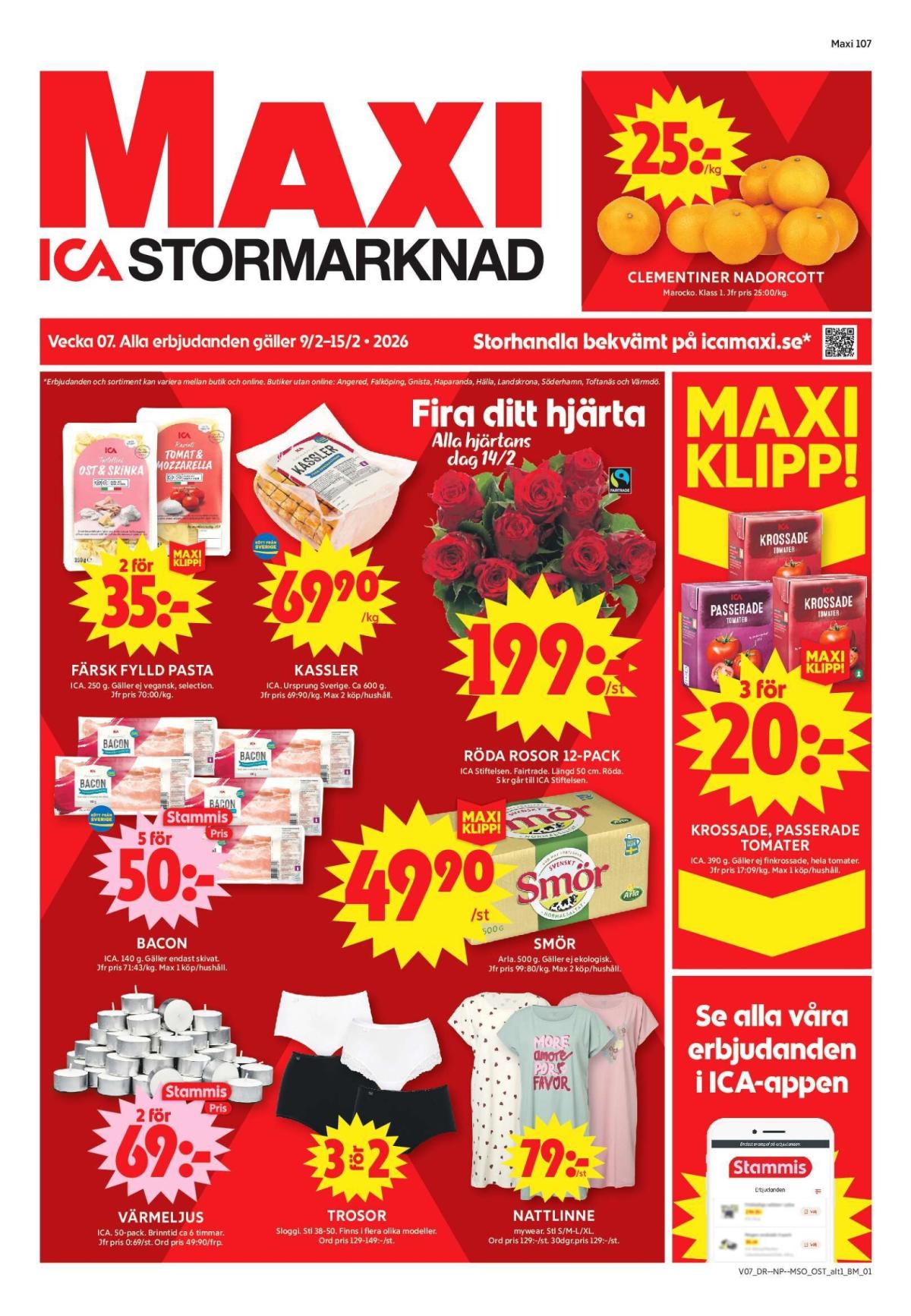ICA Maxi-reklambladet giltigt från 09/02/2026 - 15/02/2026