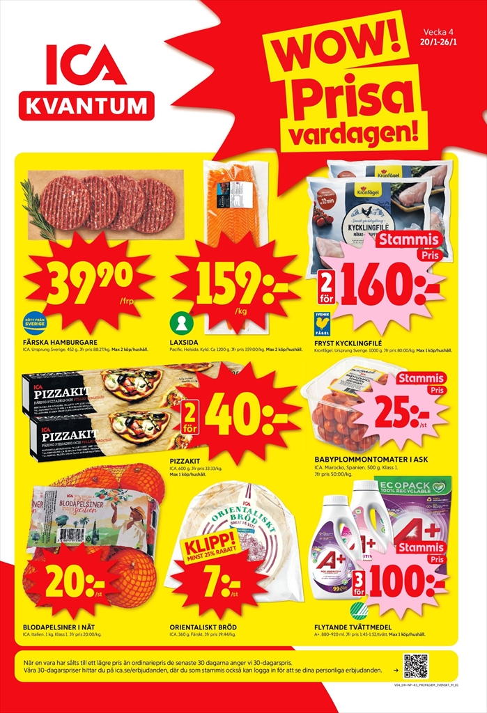 ICA Kvantum-reklambladet giltigt från 20/01 - 26/01