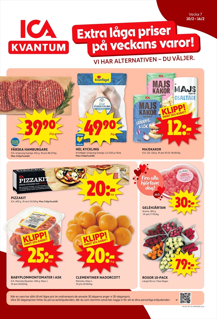 ICA Kvantum-reklambladet giltigt från 10/02 - 16/02