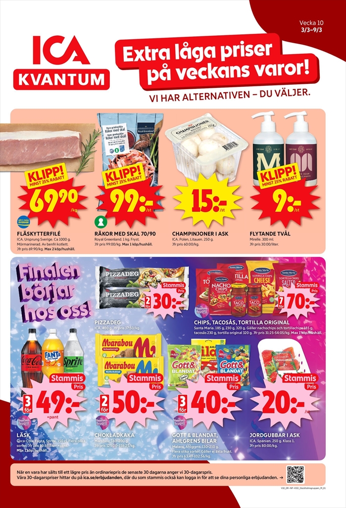 ICA Kvantum-reklambladet giltigt från 03/03 - 09/03