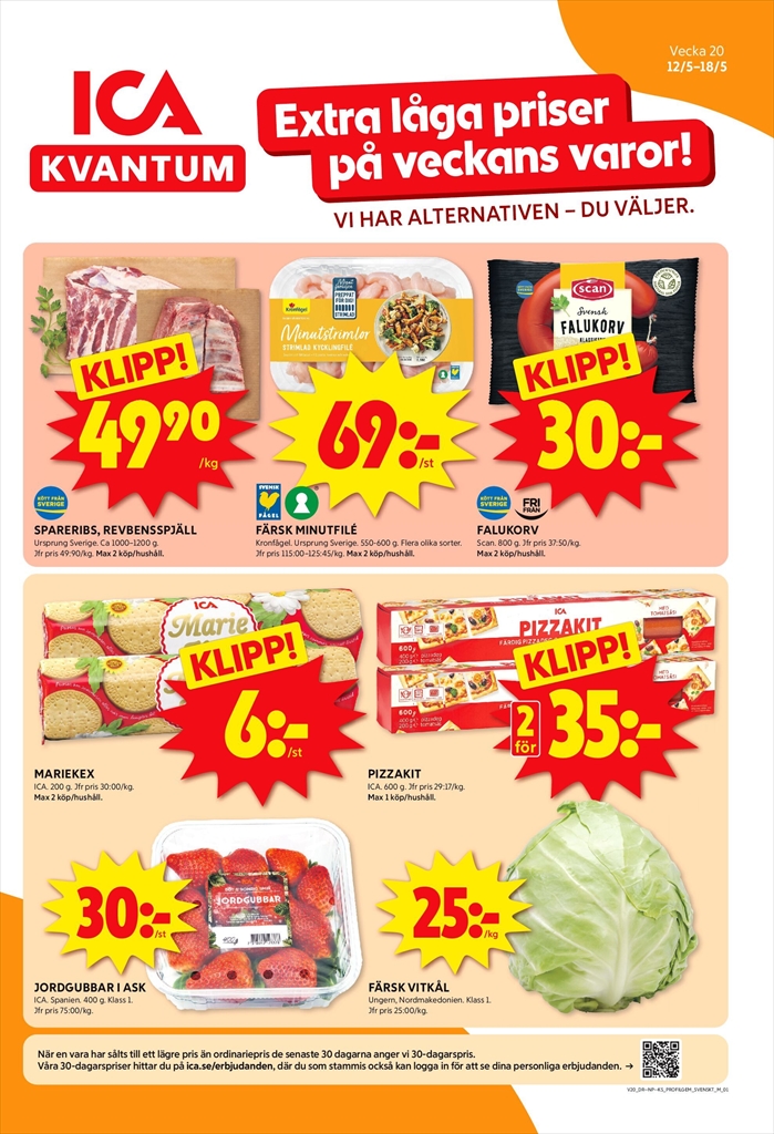 ICA Kvantum-reklambladet giltigt från 12/05 - 18/05