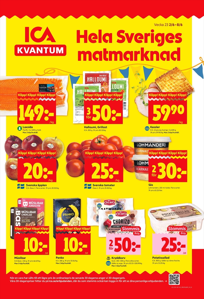 ICA Kvantum-reklambladet giltigt från 02/06 - 08/06