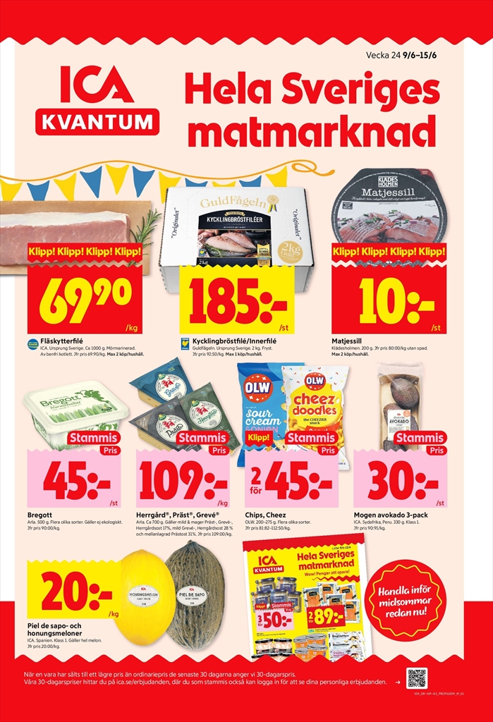 ICA Kvantum-reklambladet giltigt från 09/06 - 15/06