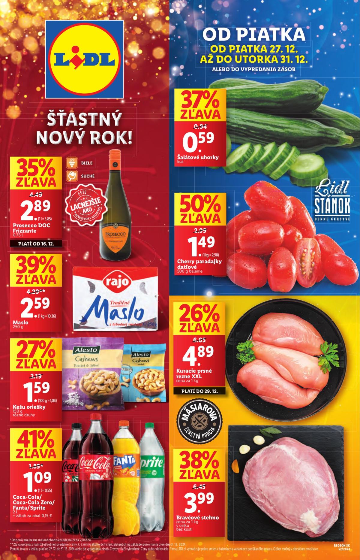 Lidl leták platný od 27.12. - 31.12.