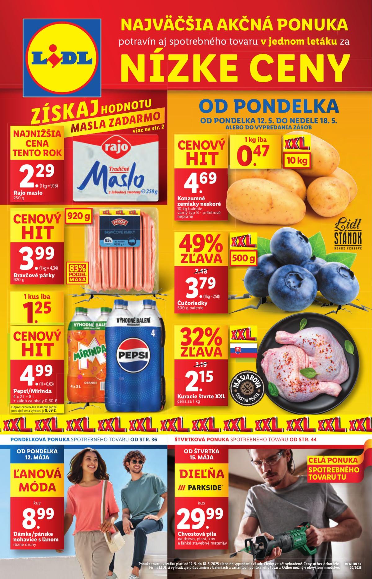 Lidl leták platný od 12.05. - 18.05.