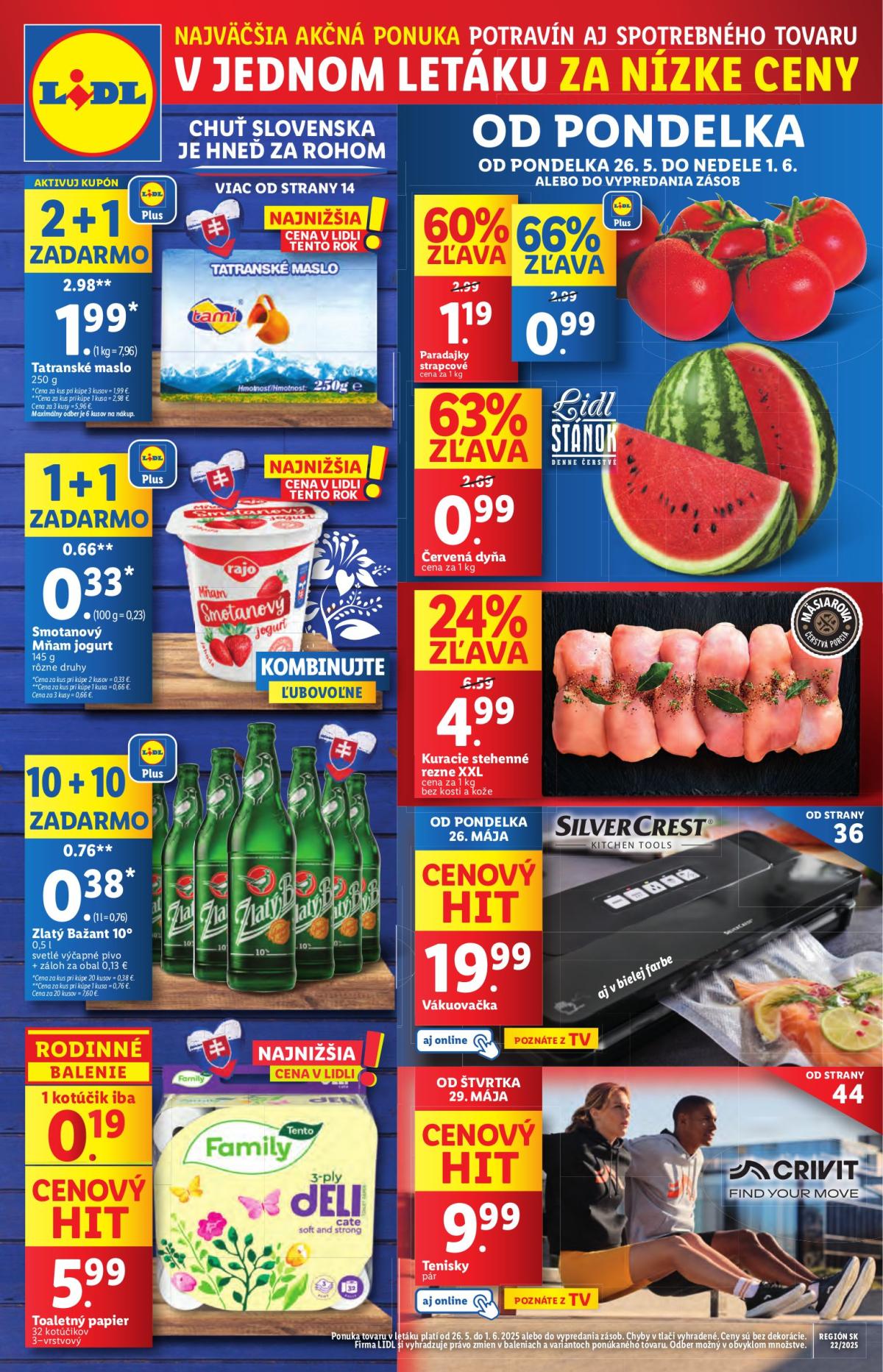 Lidl leták platný od 26.05. - 01.06.