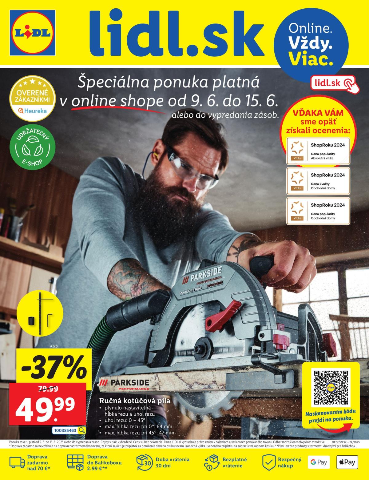 Leták Lidl.sk platný od 09.06. do 15.06.