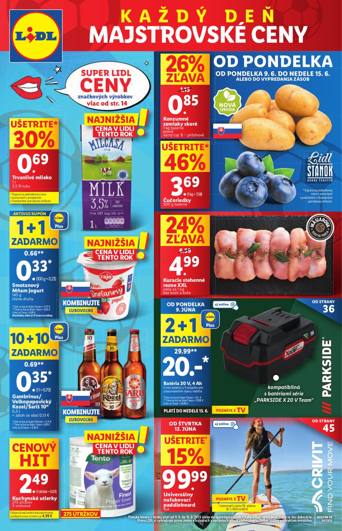 Leták Lidl platný od 09.06. do 15.06.