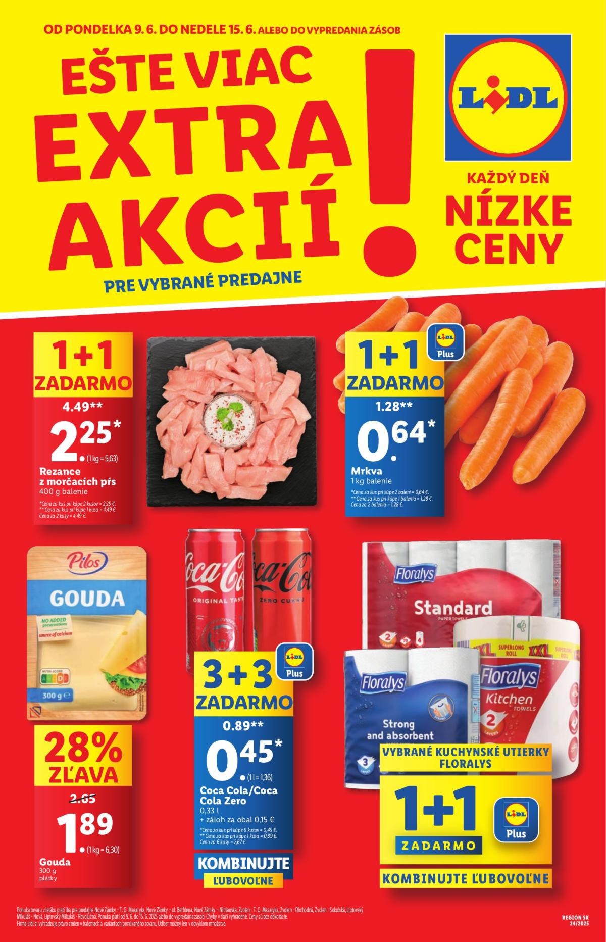 Leták Lidl - Špeciálne akcie - vybrané predajne platný od 09.06. do 15.06.