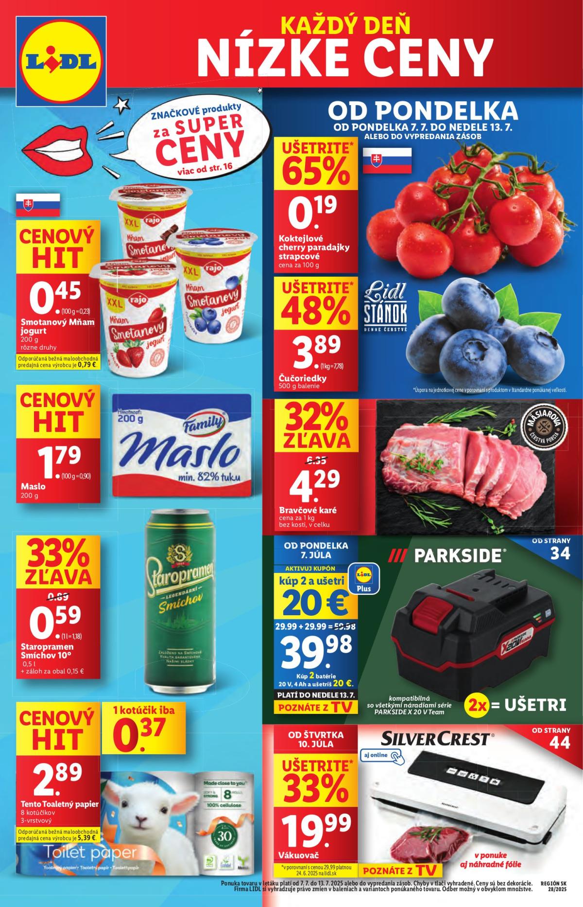 Leták Lidl platný od 07.07. do 13.07.