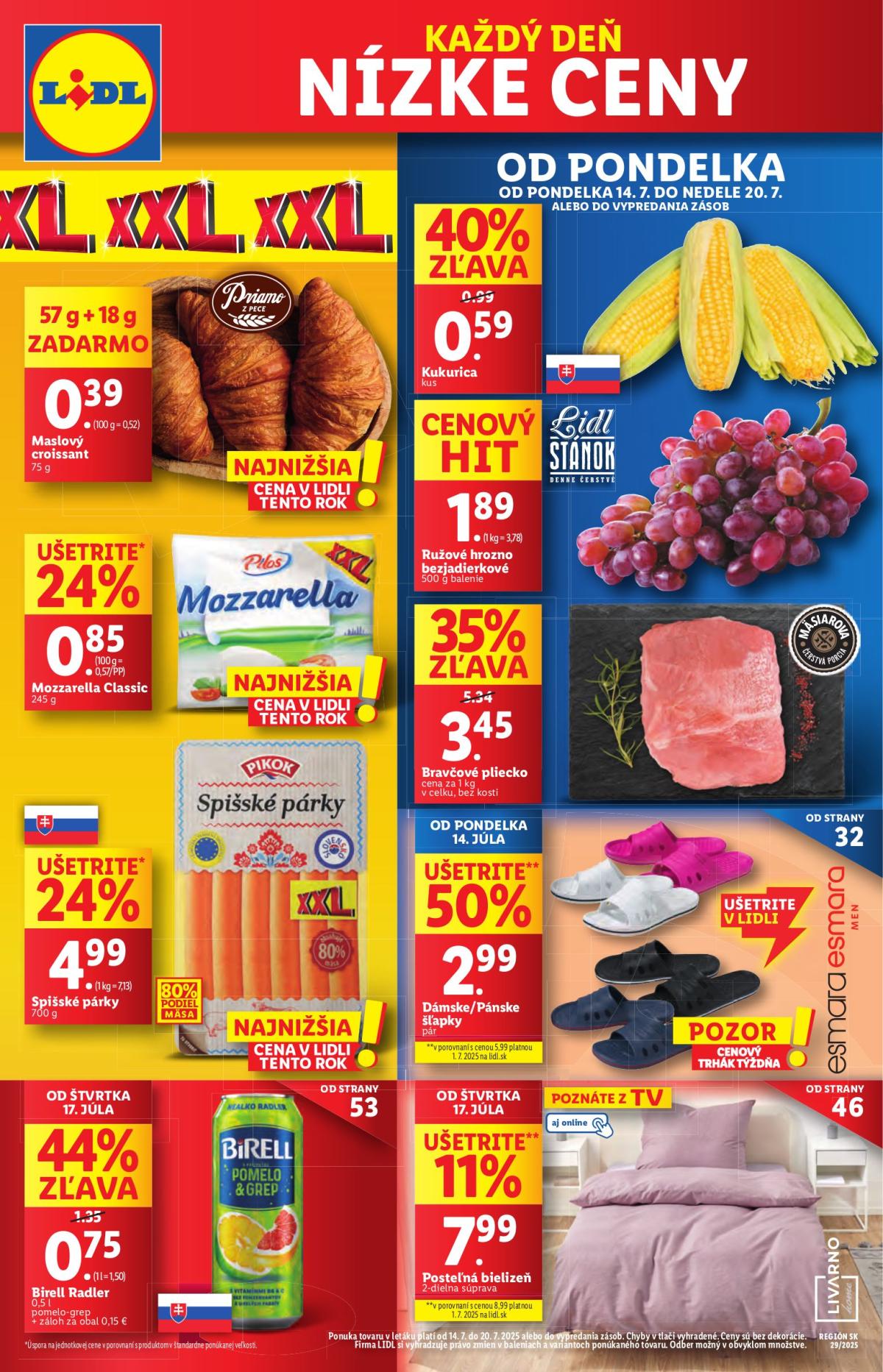 Leták Lidl platný od 14.07. do 20.07.