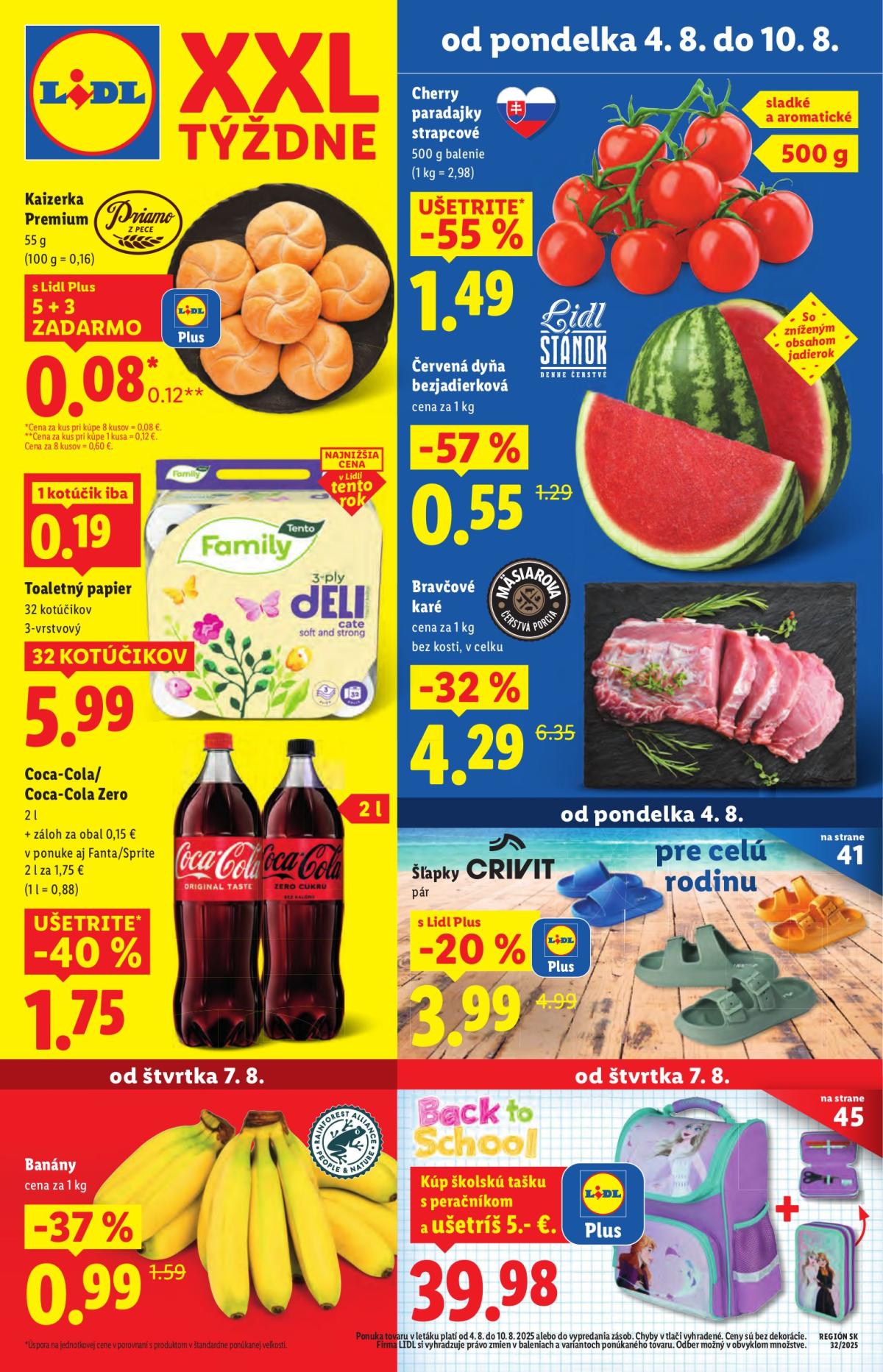 Leták Lidl platný od 04.08. do 10.08.