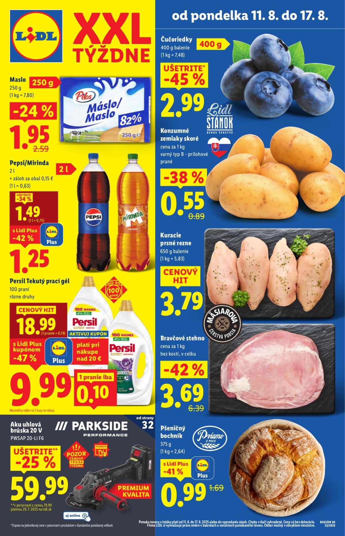 Leták Lidl platný od 11.08. do 17.08.
