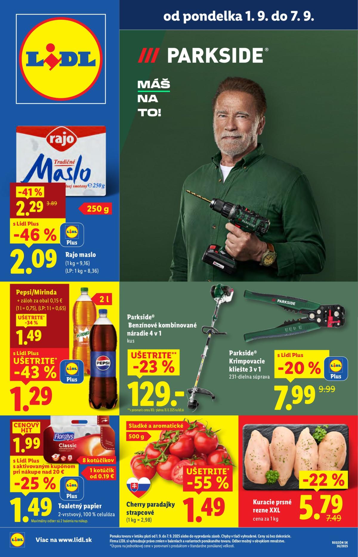 Leták Lidl platný od 01.09. do 07.09.