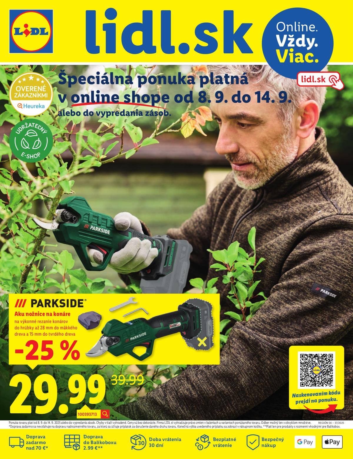 Leták Lidl.sk platný od 08.09. do 14.09.