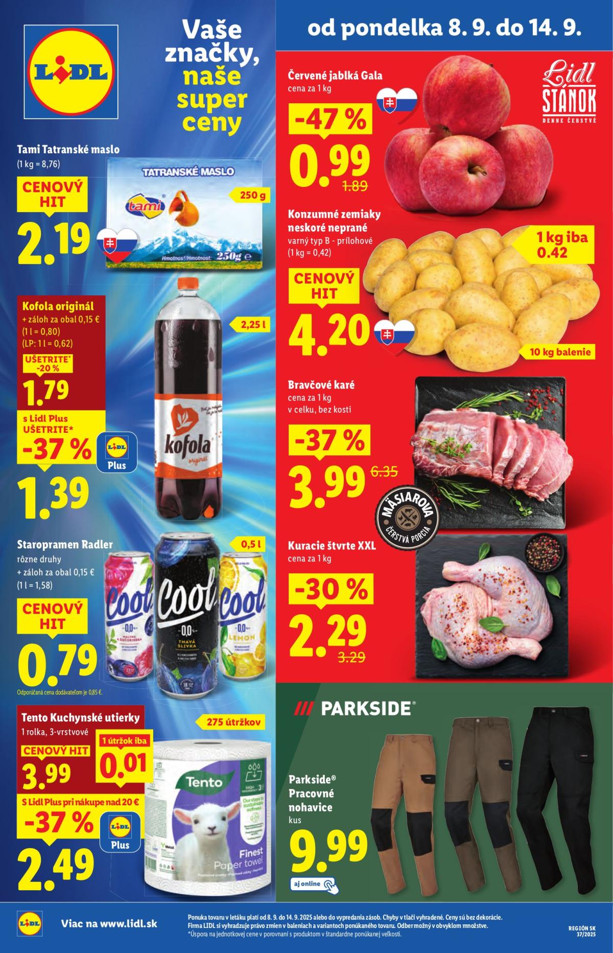 Leták Lidl platný od 08.09. do 14.09.