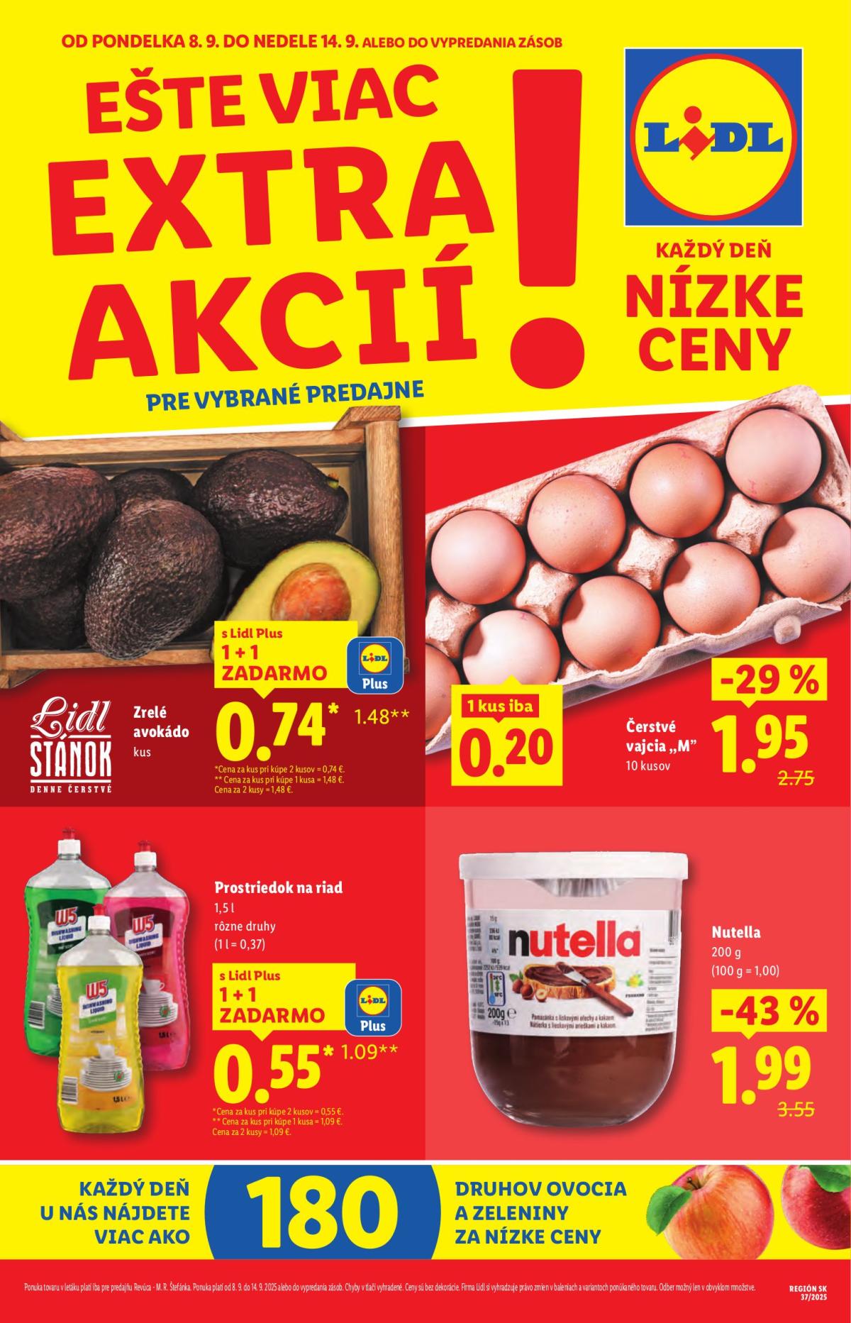 Leták Lidl - Revúca platný od 08.09. do 14.09.