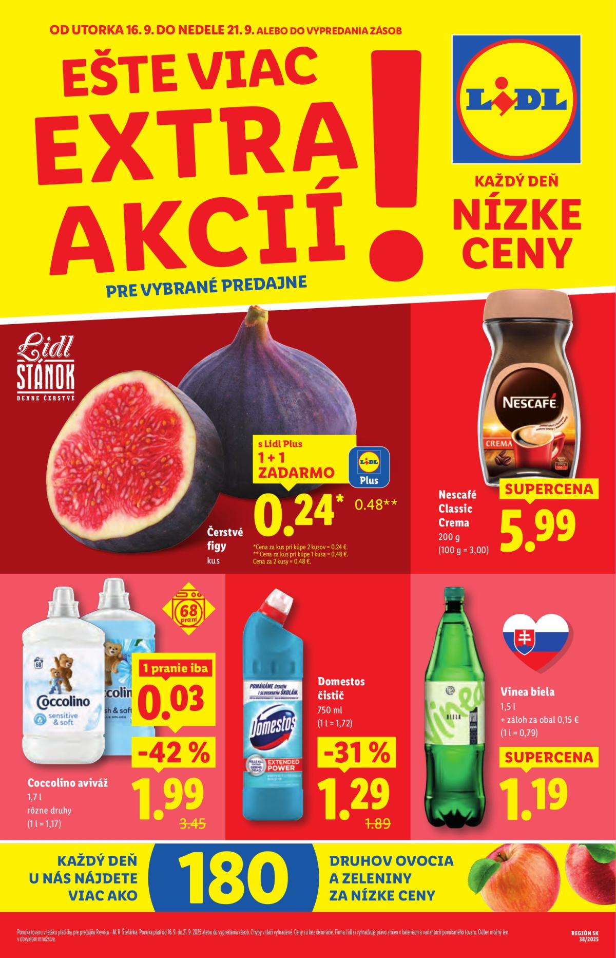 Leták Lidl - Špeciálne akcie - Revúca platný od 16.09. do 21.09.