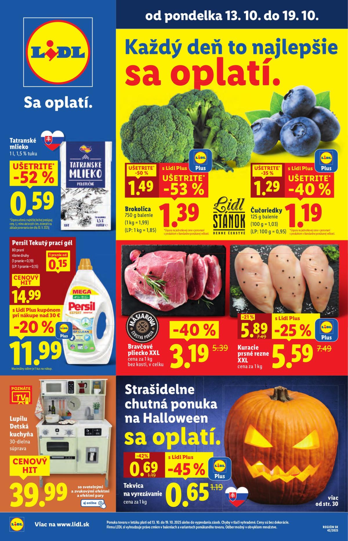 Leták Lidl platný od 13.10. do 19.10.