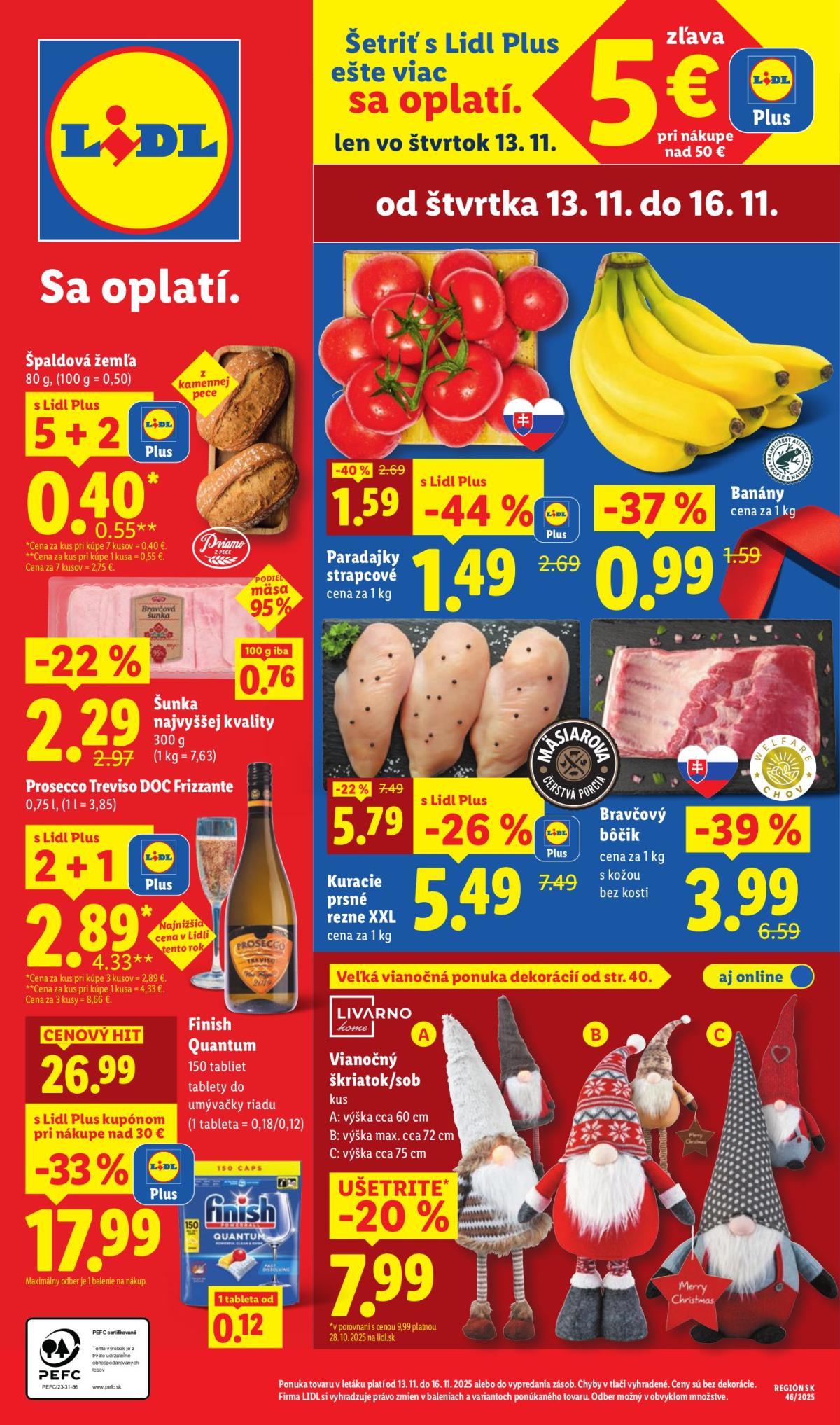 Leták Lidl platný od 13.11. do 16.11.