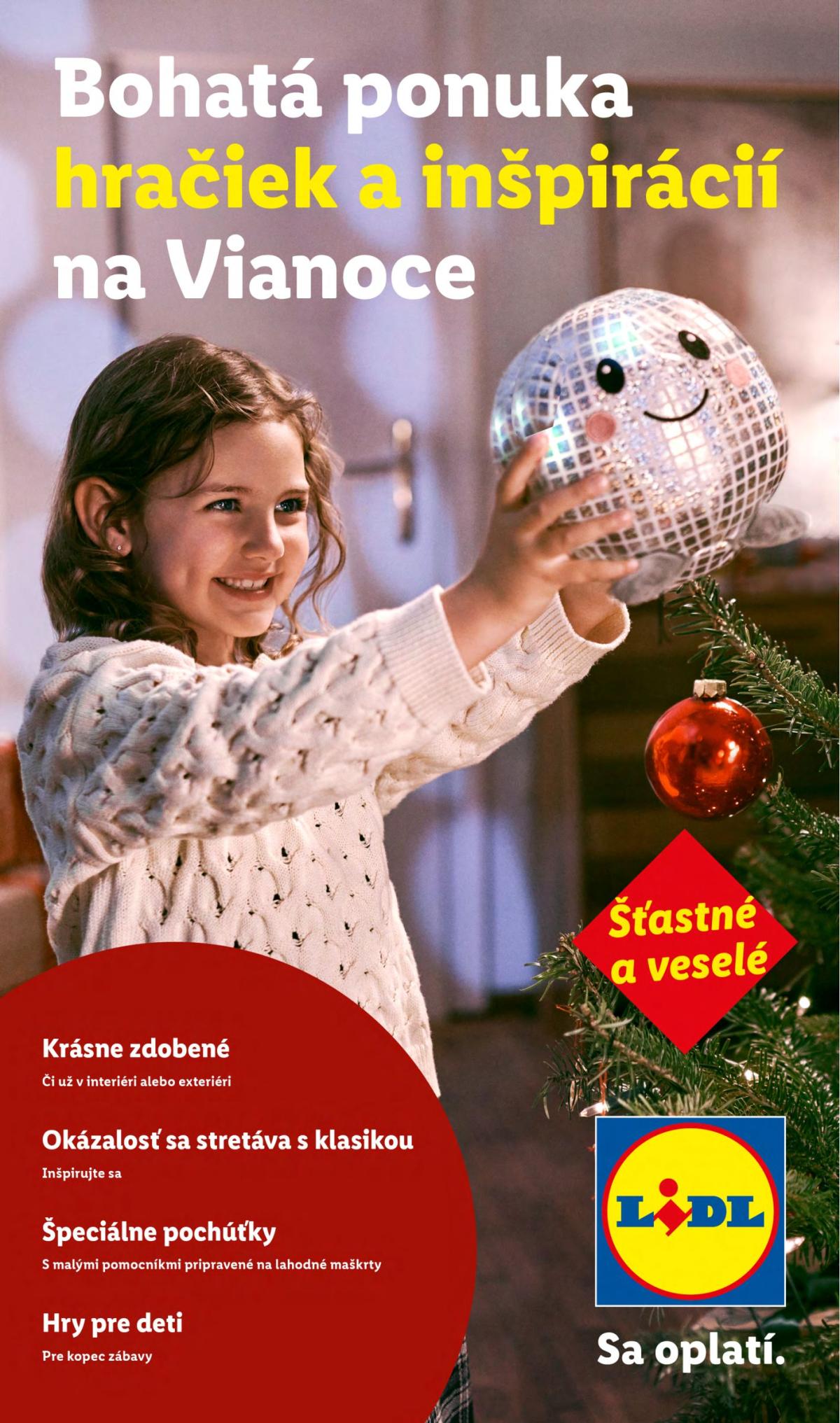 Leták Lidl - Vianoce platný od 24.11. do 31.12.