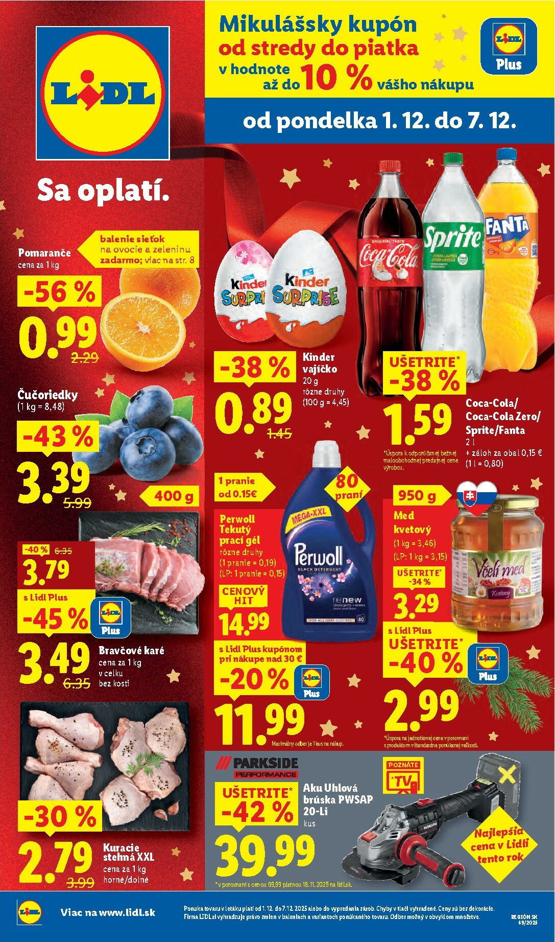 Leták Lidl platný od 01.12. do 07.12.