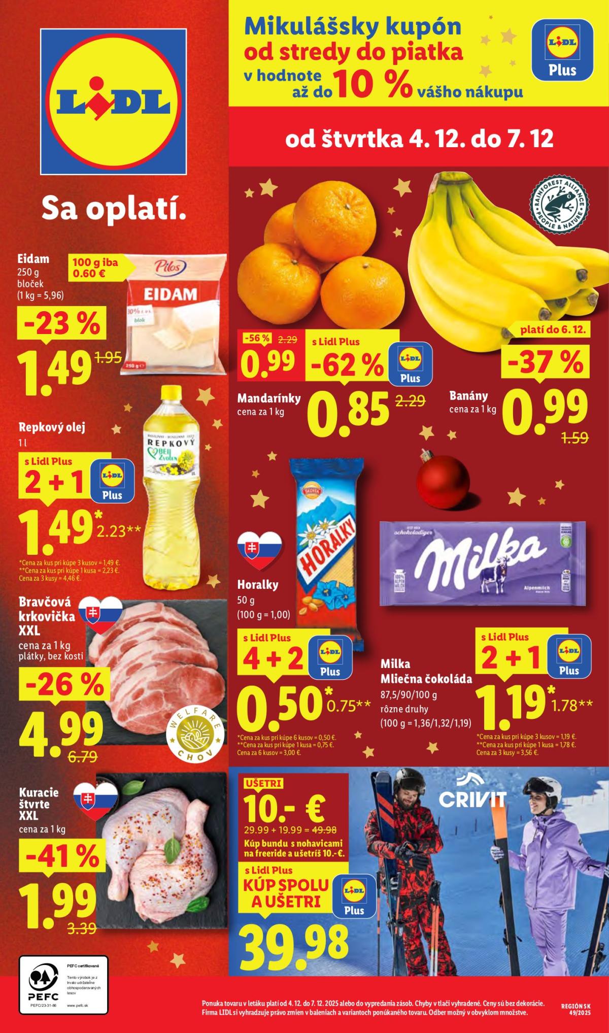 Leták Lidl platný od 04.12. do 07.12.