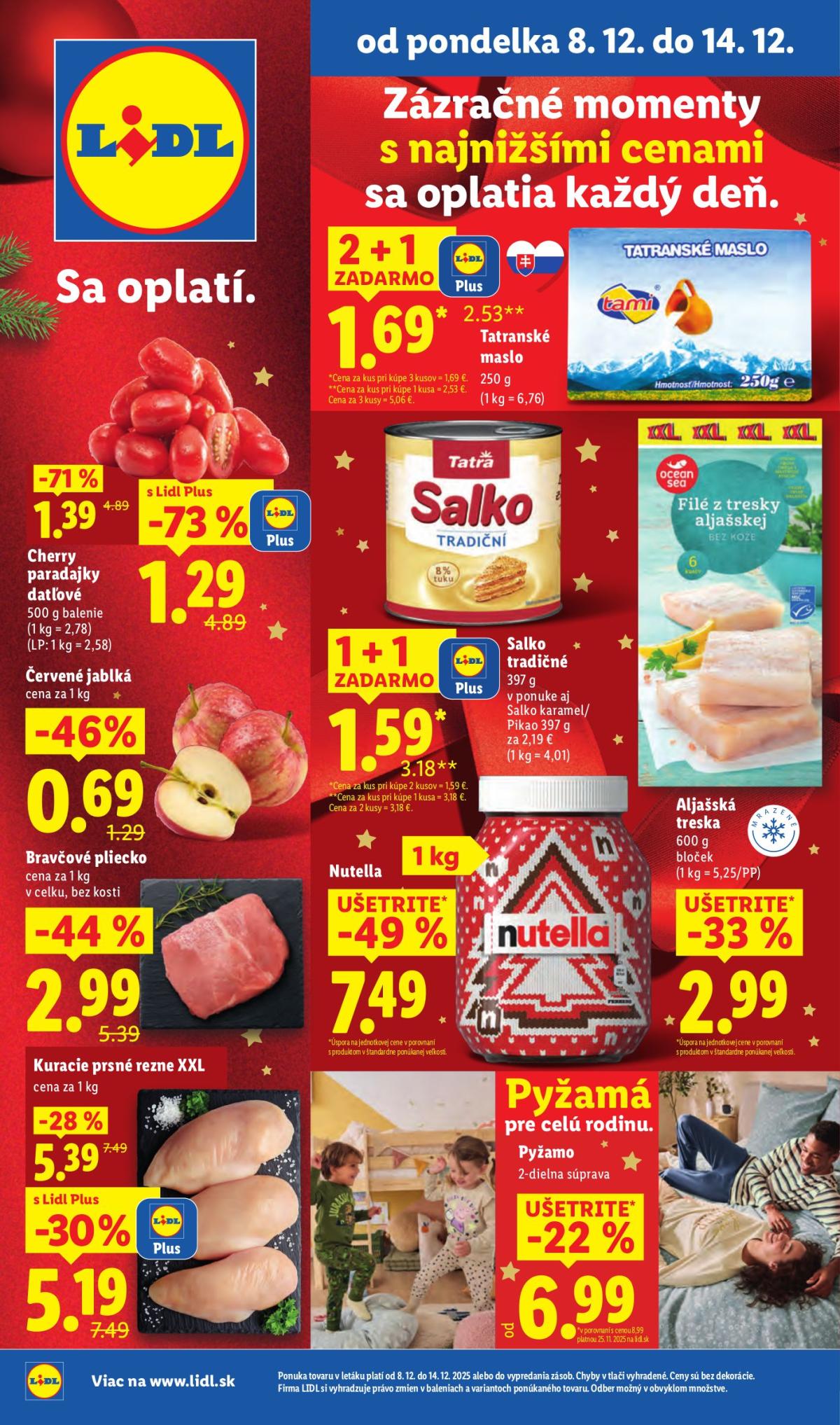 Leták Lidl platný od 08.12. do 14.12.