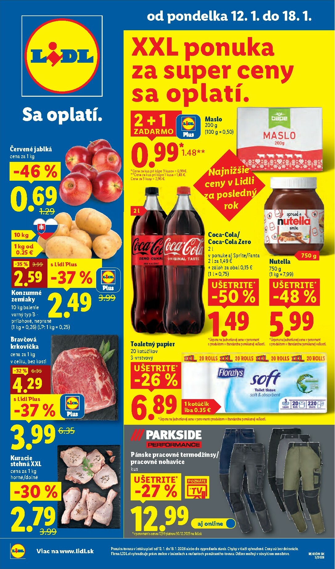 Leták Lidl platný od 12.01. do 18.01.