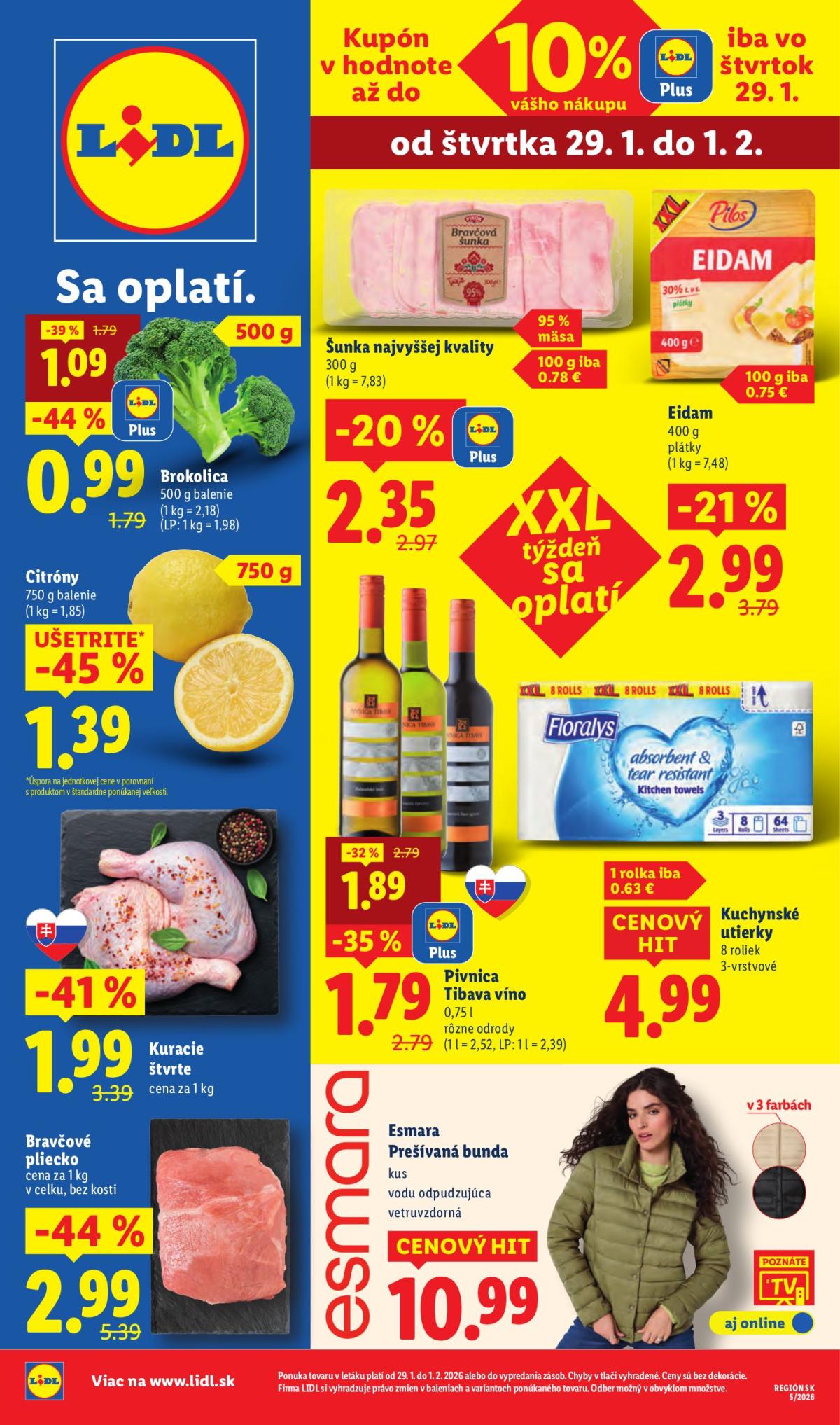 Leták Lidl platný od 29.01. do 01.02.