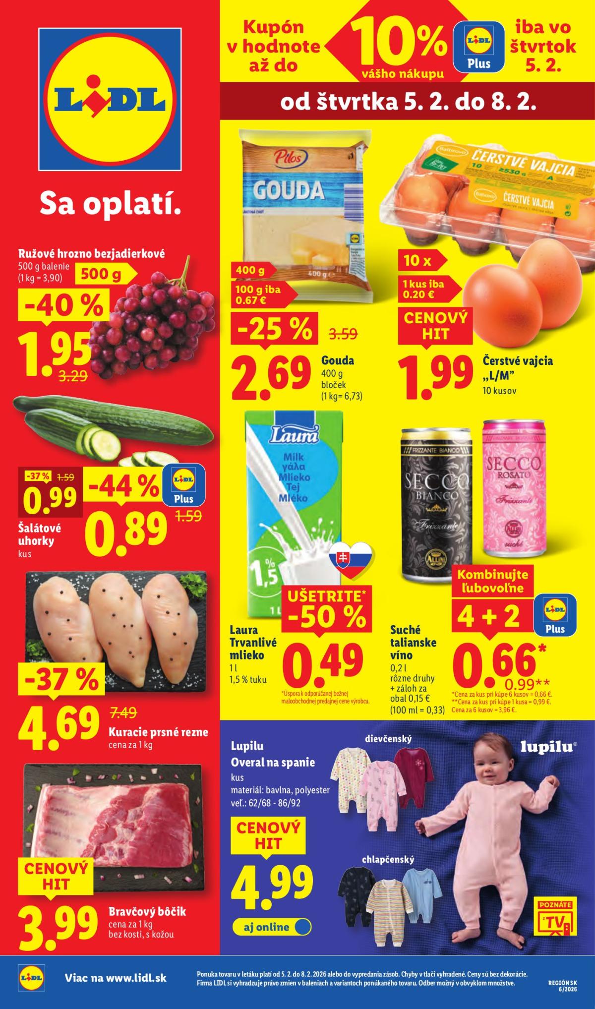 Leták Lidl platný od 05.02.2026 do 08.02.2026