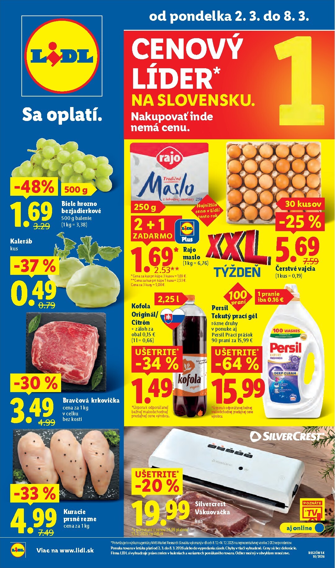 Leták Lidl platný od 02.03.2026 do 08.03.2026
