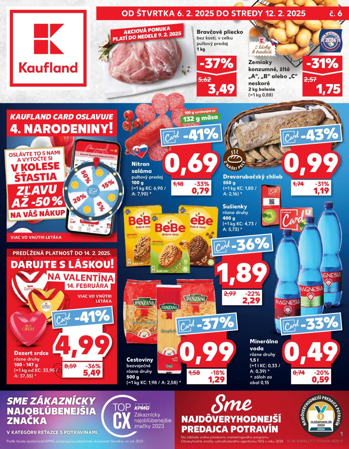 Kaufland leták platný od 06.02. - 12.02.