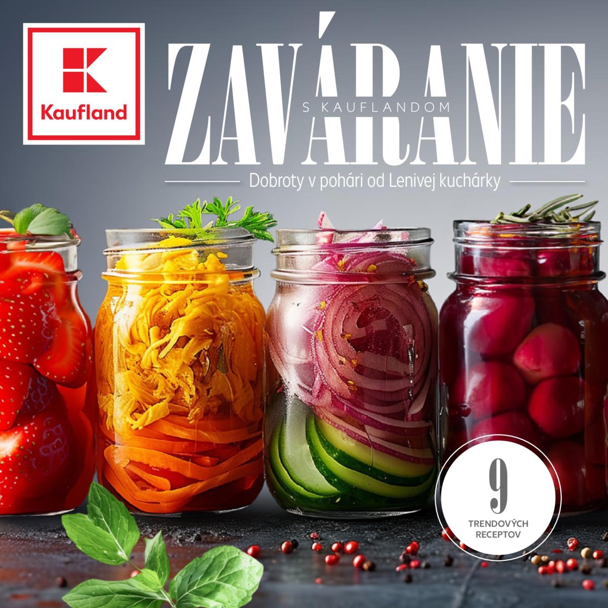 Kaufland - Zaváranie leták platný od 13.05. - 31.08.
