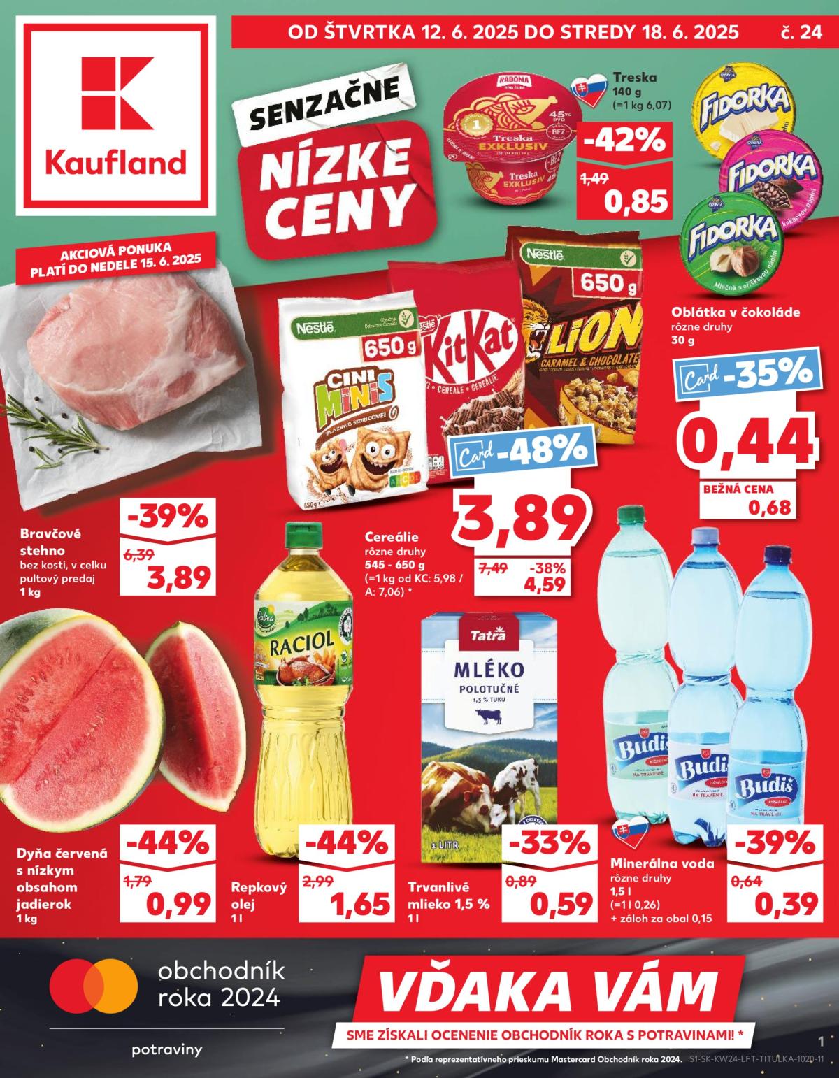 Leták Kaufland platný od 12.06. do 18.06.