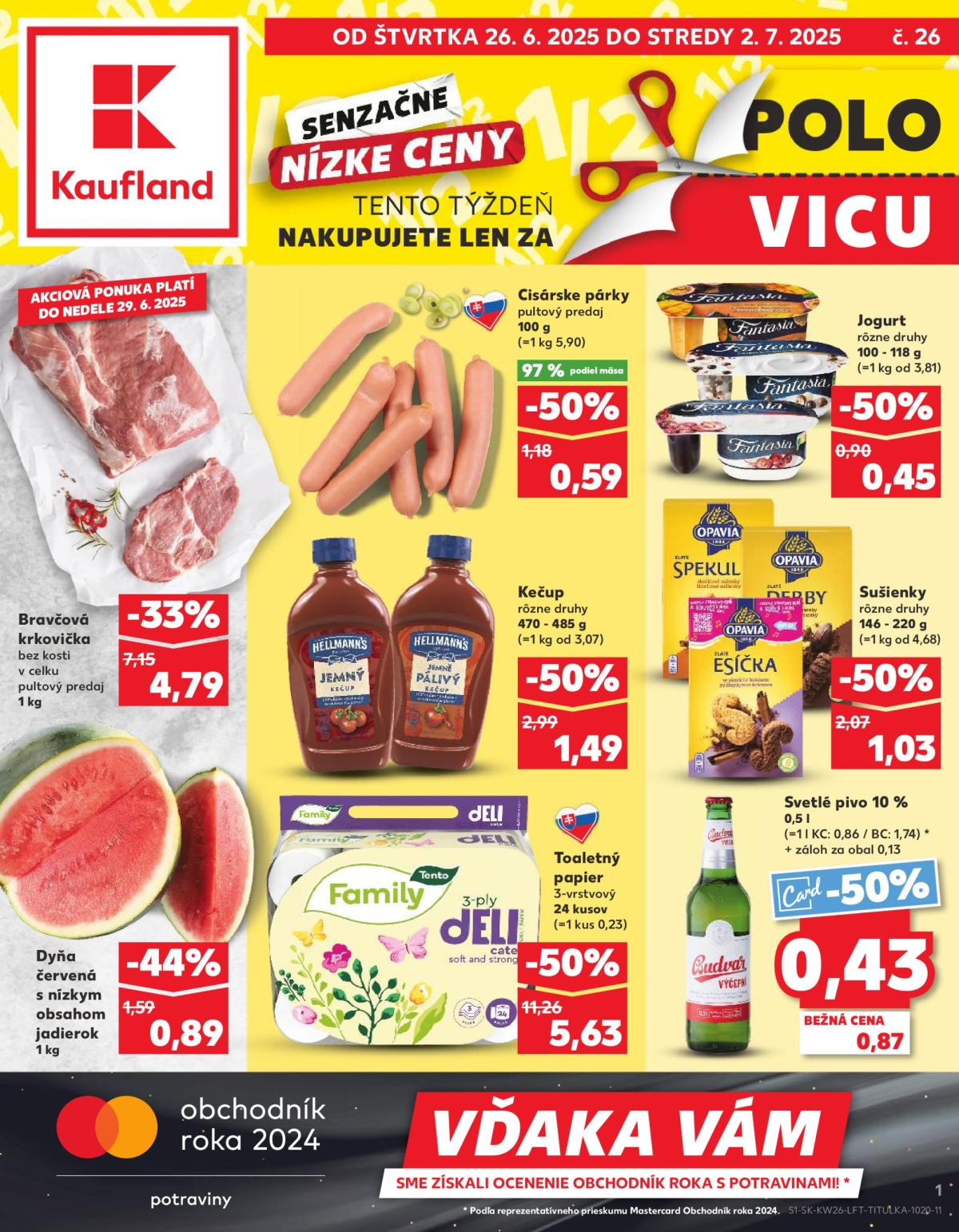 Leták Kaufland platný od 26.06. do 02.07.