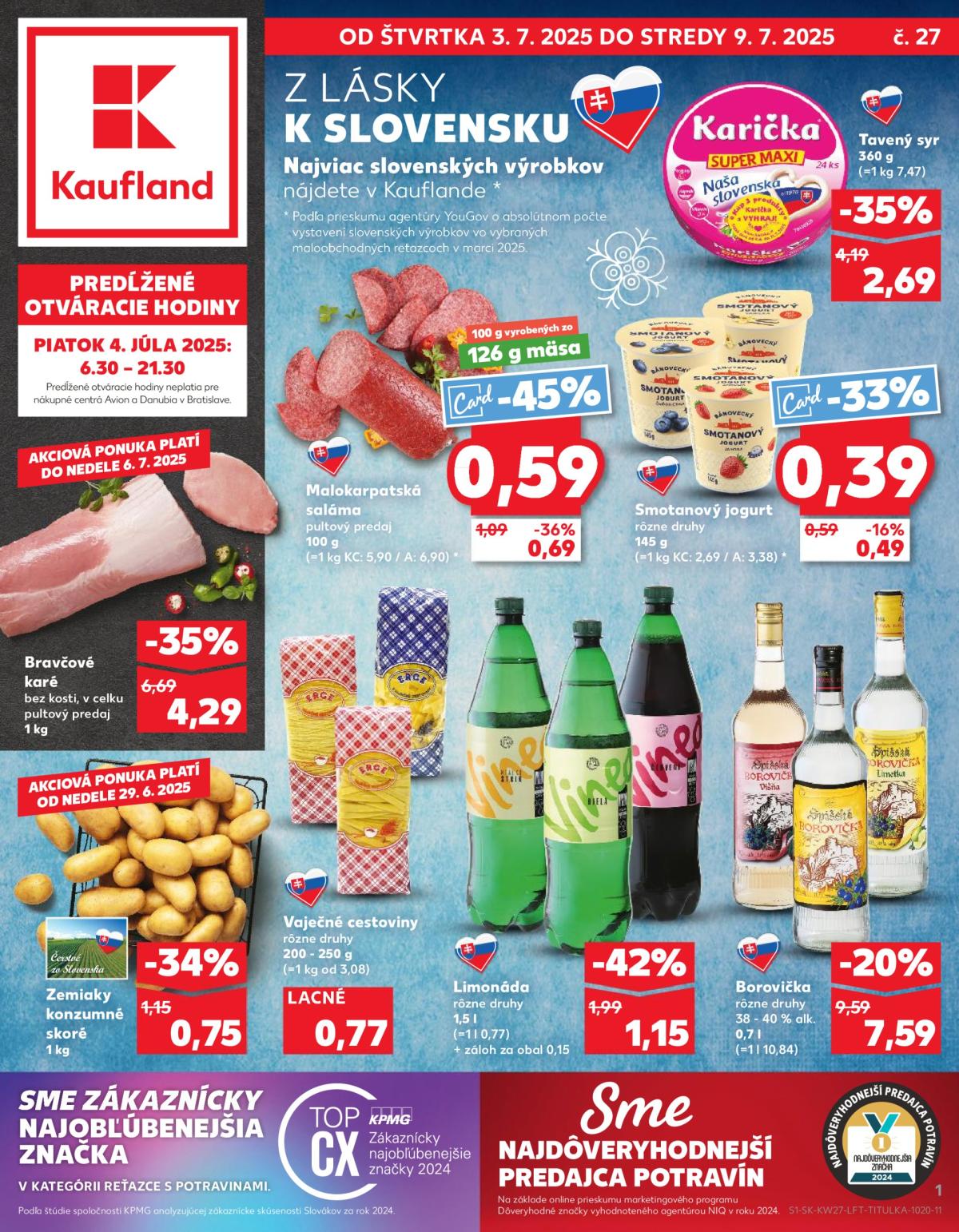 Leták Kaufland platný od 03.07. do 09.07.