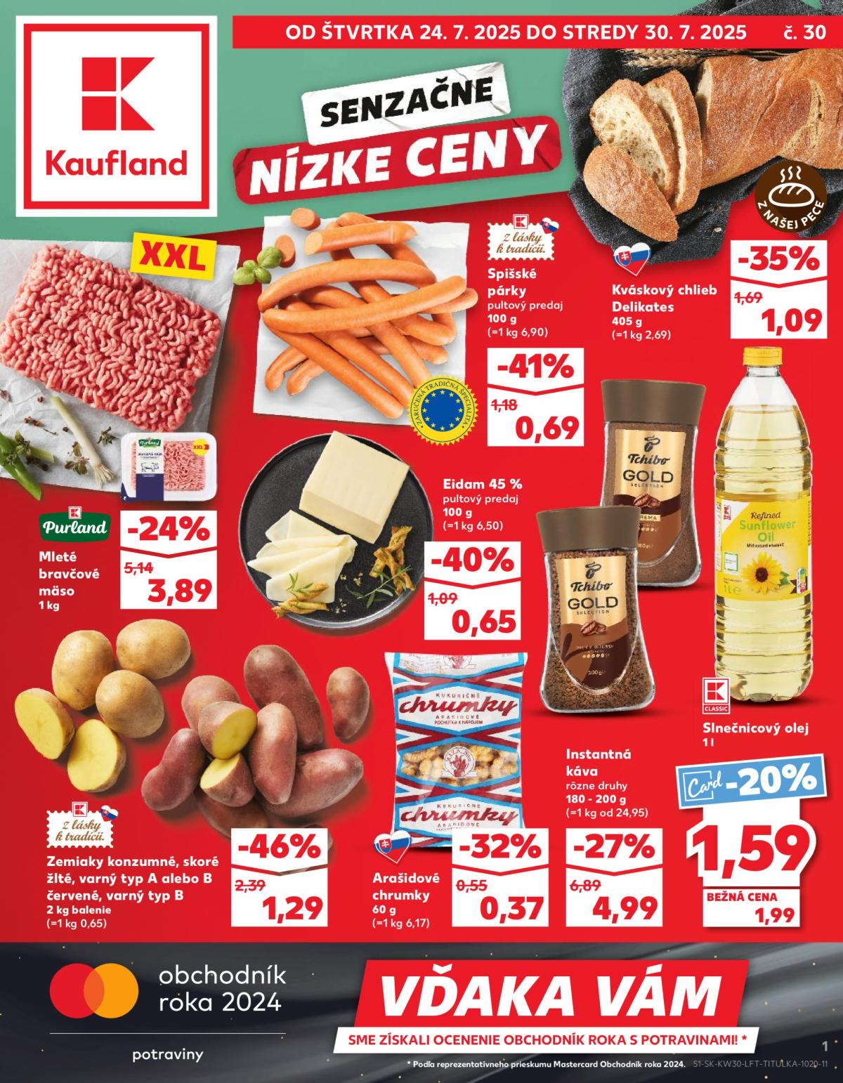 Leták Kaufland platný od 24.07. do 30.07.