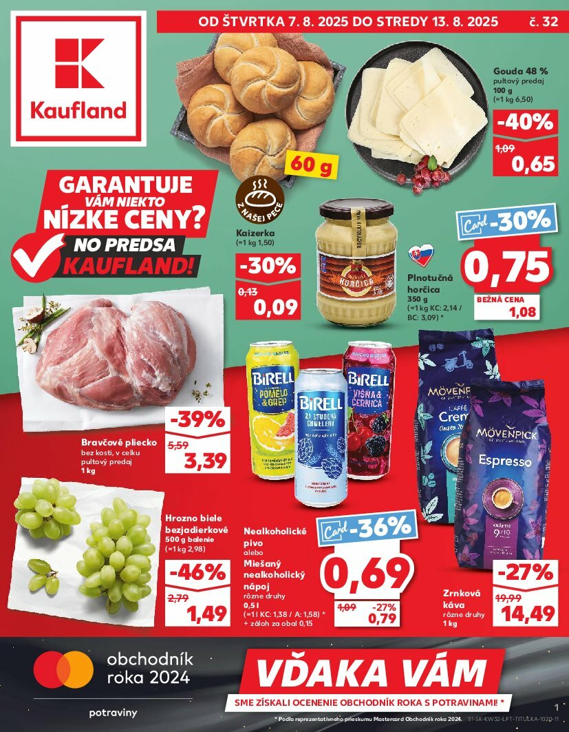 Leták Kaufland platný od 07.08. do 13.08.