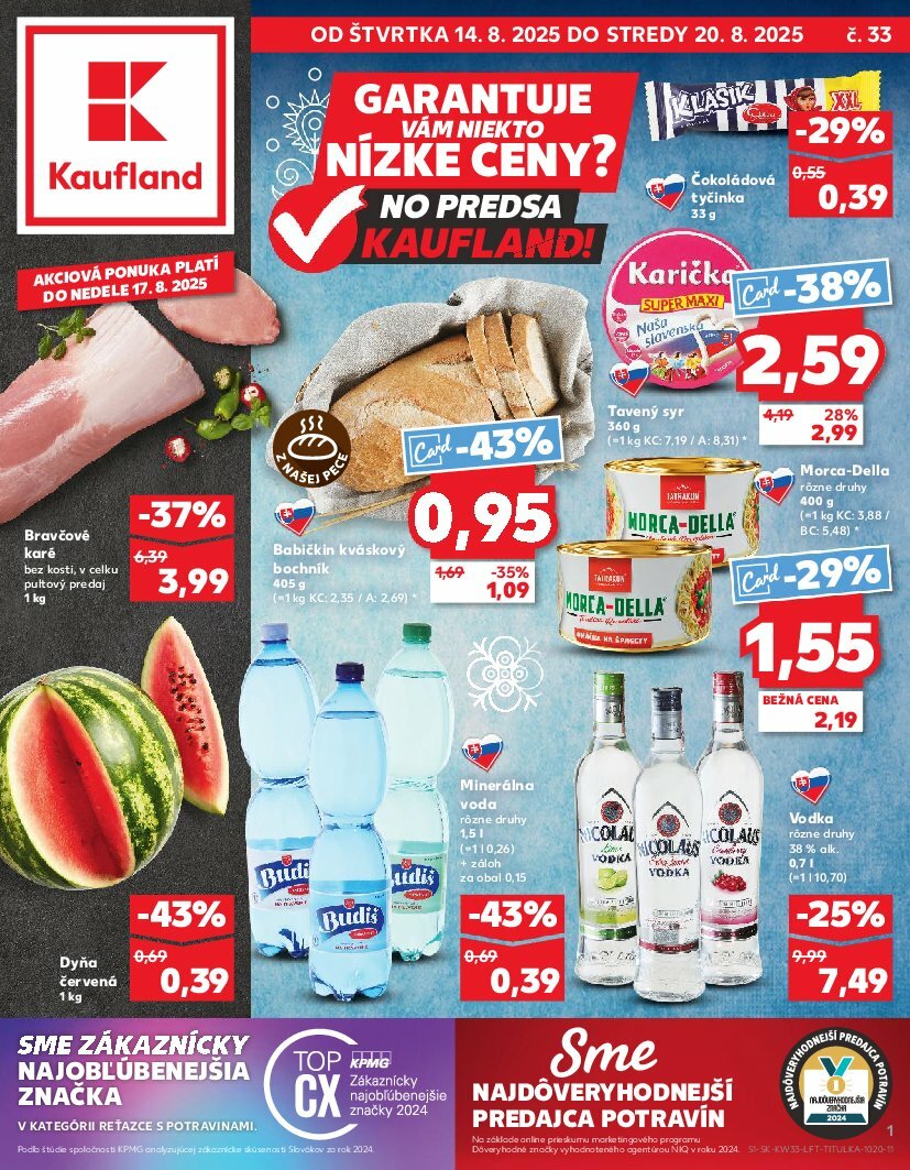 Leták Kaufland platný od 14.08. do 20.08.
