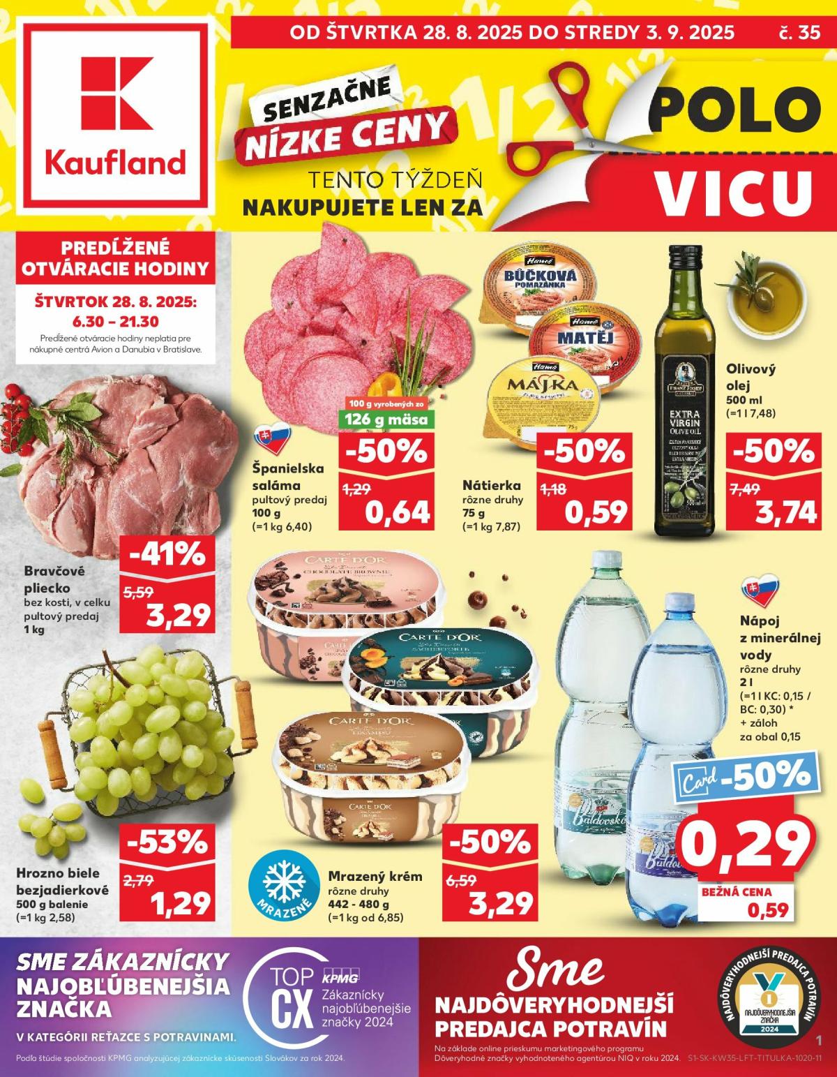 Leták Kaufland platný od 28.08. do 03.09.