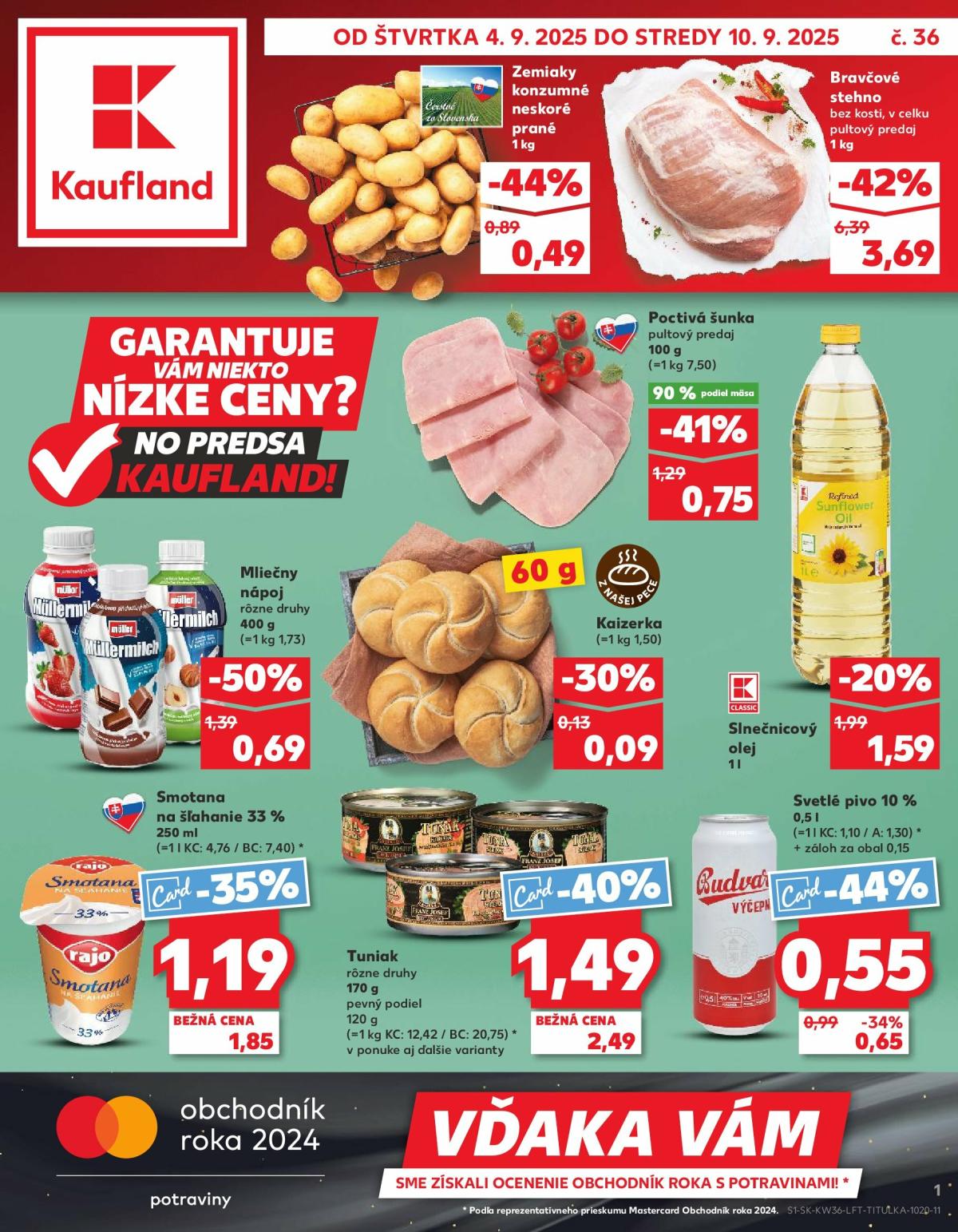Leták Kaufland platný od 04.09. do 10.09.