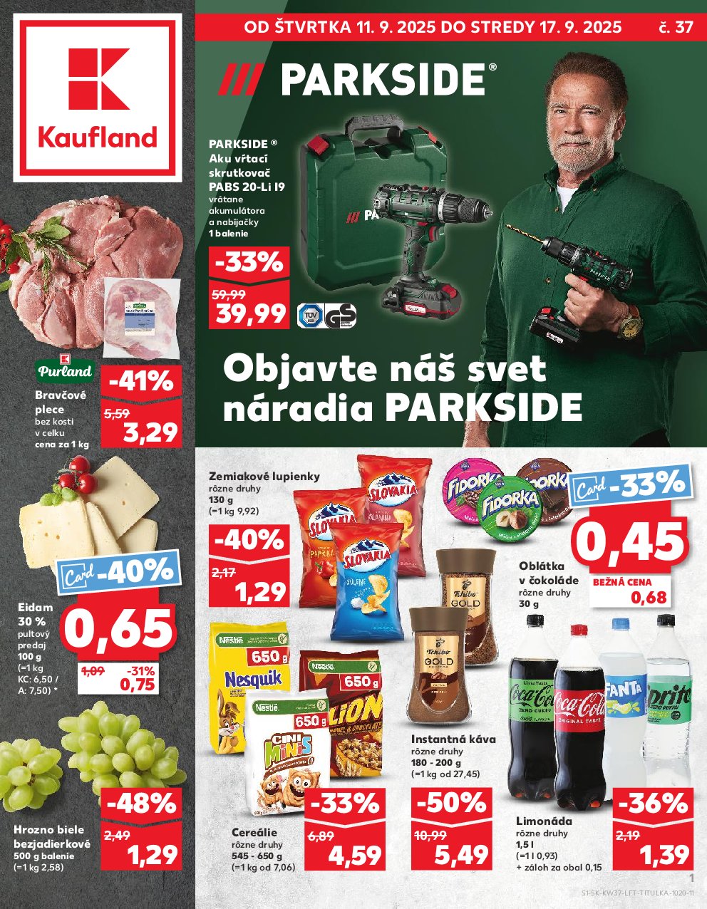 Leták Kaufland platný od 11.09. do 17.09.